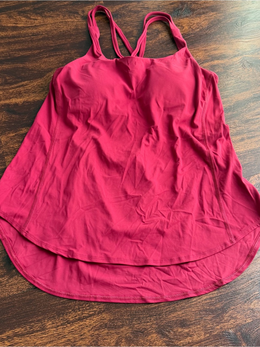 Halara UltraSculpt Backless Crisscross Workout Tank Top Pink Size L
